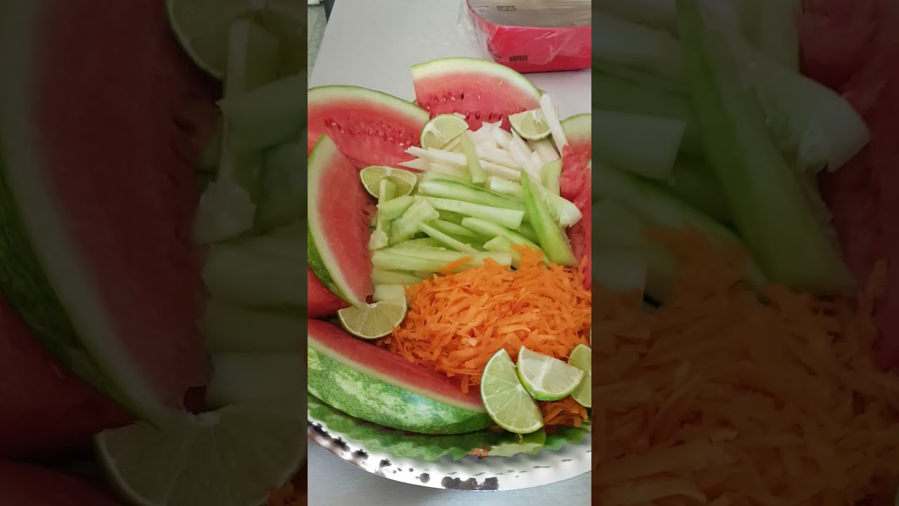 BOTANA SALUDABLE 🍉🥕🥒🍏🍉🍋 #saludable #samerith #shorts #youtubeshorts  #platicandoconchemis #frutas