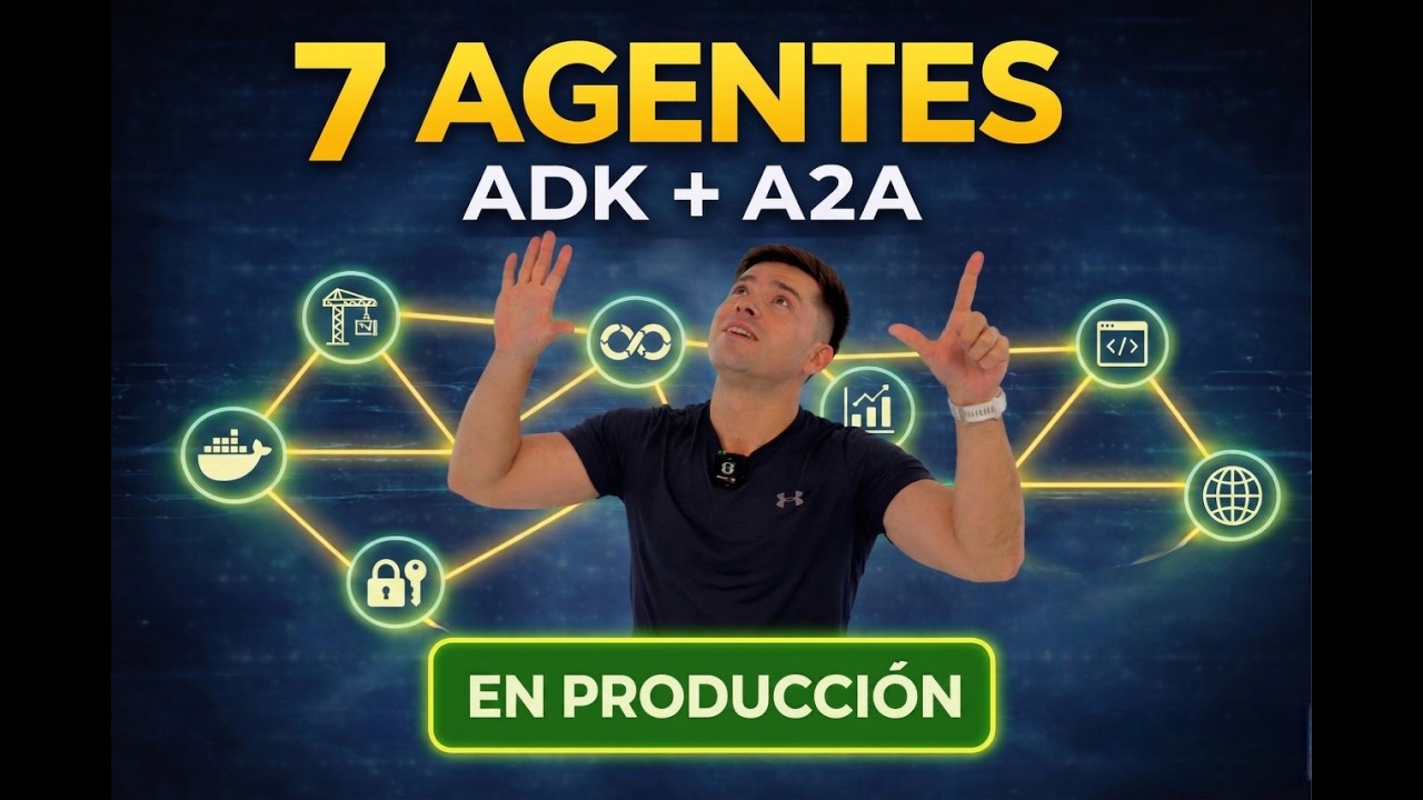 Google ADK en producción: 7 agentes A2A en Cloud Run
