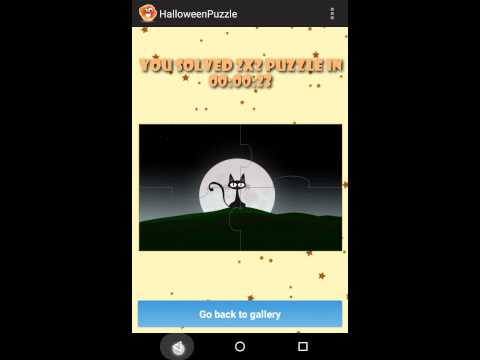 Halloween Puzzle Video