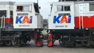 Download lagu WOW Tiba-tiba Datang  LOKOMOTIF KLAKSON UNIK CC 206 15 15 Kloter 3 | Prose UNLOADING loko JICT mp3