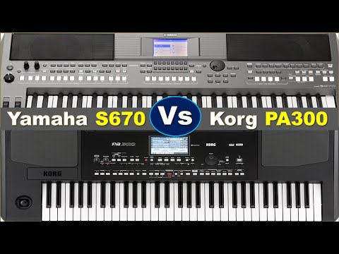 Yamaha Vs Korg || Yamaha S670 Vs Korg PA300 Keyboard || Tones Comparison || Vishal Rastogi