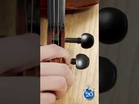 How to Put Peg Drops on your Violin