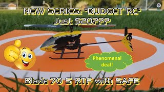 Blade 70 S RTF with SAFE - A used, high-quality micro helicopter for $20! (BUDGET RC)