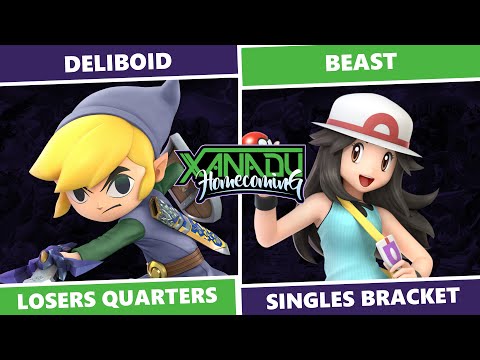 Xanadu Homecoming: Losers Quarters - Deliboid (Toon Link) Vs Beast (PT) SSBU Singles