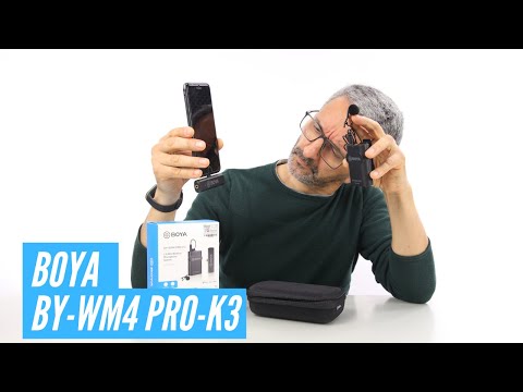 Boya Lavalier belaidis mikrofonas BY-WM4 Pro-K3, skirtas iOS video