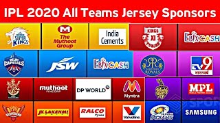 IPL 2020: All Teams Jersey Sponsors ! CSK, MI, RCB, DC, SRH, KXIP, KKR, RR