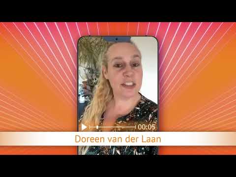 TV Oranje app videoboodschap - Doreen van der Laan