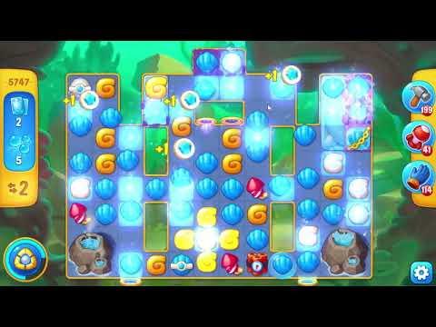 Fishdom 5747 Hard Level - 10 moves - NO BooSTERS