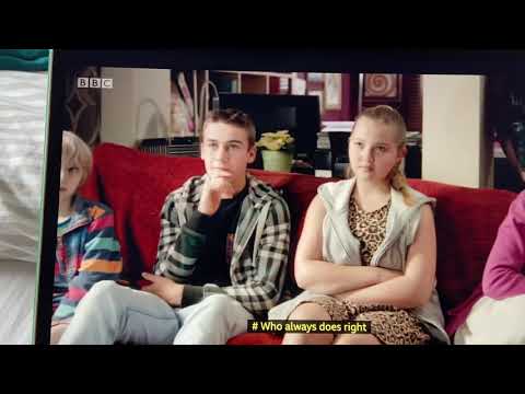 Liam singing in The Dumping Ground