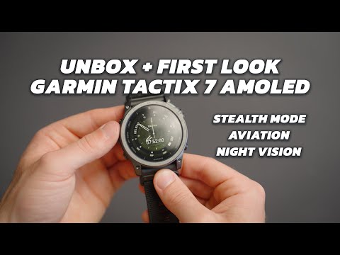 UNBOX + FIRST LOOK | Garmin Tactix 7 AMOLED Edition