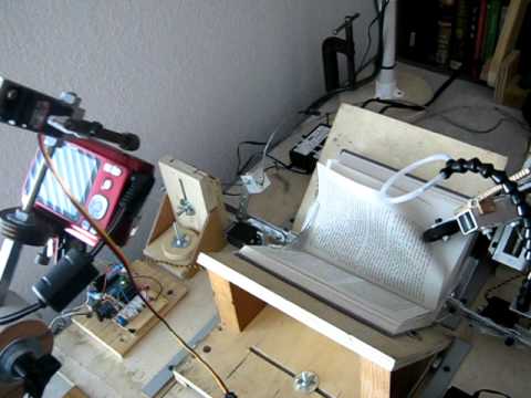 DIY Full Auto Book Scanner 5 - YouTube