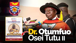 Acceptance Speech By His Royal Majesty DR. OTUMFUO OSEI TUTU II ..... Asantehene