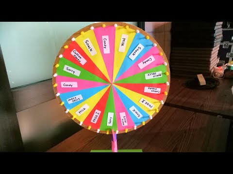 How to make wheel of fortune with fidget spinner