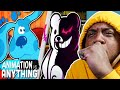BLUE WANT ALL THE SMOKE Blue Vs Monokuma Rap Battle REACTION Eddiefrb