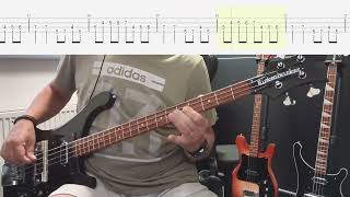 UK Subs - Tomorrows Girls Bass Cover With TAB (Original Bass Track Removed) Rickenbacker 4001s