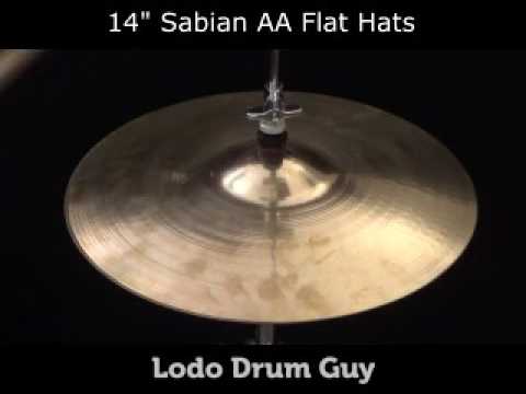SOLD OUT 14" Sabian AA Flat Hats hihat set