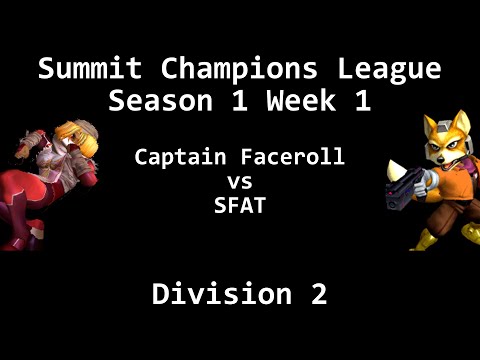 SCL1.1 - Captain Faceroll (Sheik) vs SFAT (Fox) - Division 2