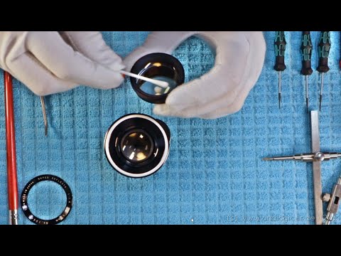 Super Reflecta 55mm f1.4 Objektiv - Reinigung der inneren Linsen