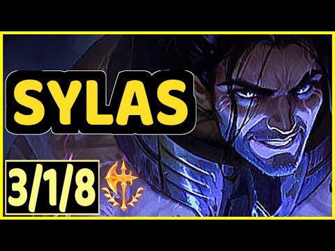 SYLAS VS PANTHEON - 3/1/8 KDA JUNGLE GAMEPLAY