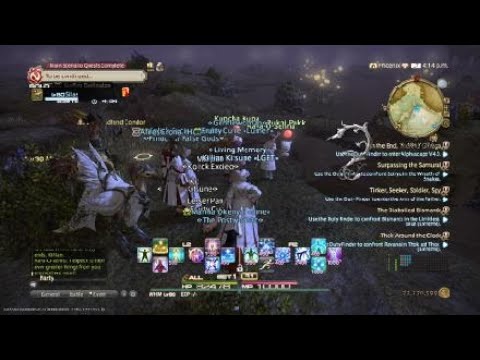 FINAL FANTASY XIV level 80 white mage quest end of story line