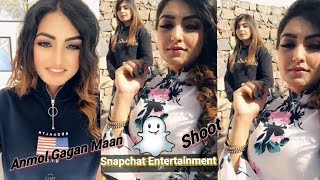 Anmol Gagan Maan, Snapchat Entertainment, Shoot, Chandigarh, Punjabi Singer,
