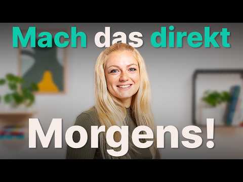 So gelingt dir die perfekte Morgenroutine zum Abnehmen (7 einfache Schritte)