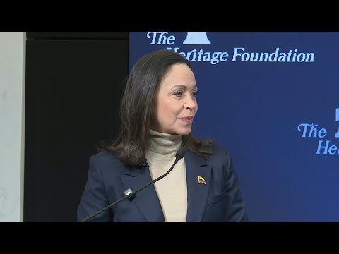 Video Thumbnail: Machado says Venezuela starting 'true transition to democracy' | AFP
