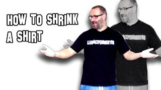 How to Shrink a Shirt - Very Easy