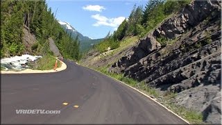 Motorcycle ride: Twisty roads. Mountains. British Columbia Canada