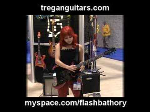 Flash Bathory - Tregan Guitars - NAMM 2008