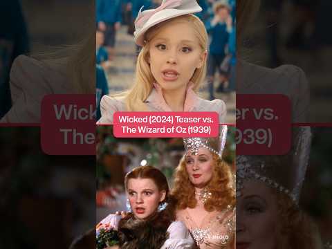 Wicked Trailer (2024) vs The Wizard of Oz (1939)
