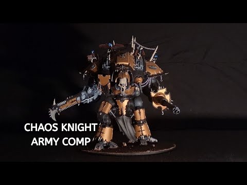 Chaos Knights Army Composition – My Approach After 200+ Games