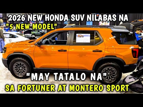 KAKALABAS LANG 5 NEW HONDA CAR. SUV MUKANG MATATALO ANG TOYOTA FORTUNER MITSUBISHI MONTERO & EVEREST