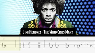 The Wind Cries Mary - Jimi Hendrix - Guitar Play Along with On-Screen Tabs