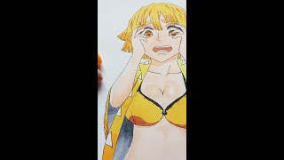 我妻善逸を女体化させてみた！！