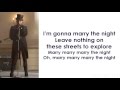 Glee - Marry The Night (Lyrics) 