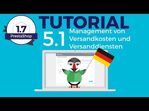17/ PrestaShop 1.7:  Management von Versandkosten und Versanddiensten