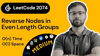 YouTube video 'LeetCode 2074: Reverse Nodes in Even Length Groups'