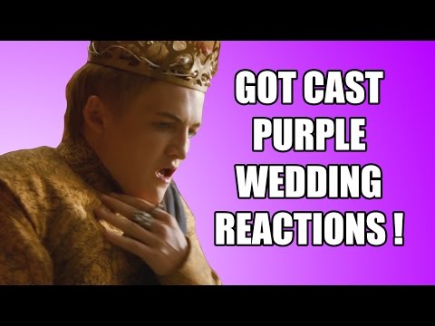 Game of Thrones Cast PURPLE WEDDING REACTIONS