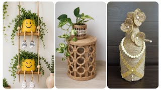 Smart Jute Rope Craft Ideas Using Simple Materials | Easy Decor Projects