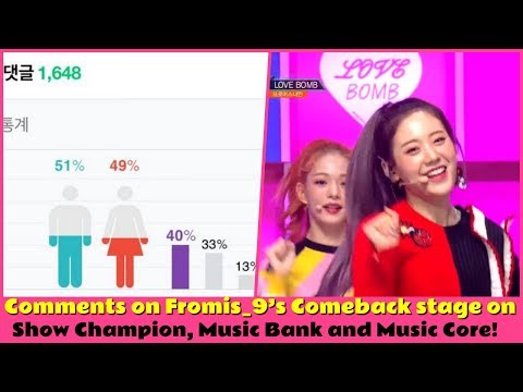 💬 Comments on Fromis_9’s Comeback stage on Show Champion, Music Bank and Music Core!