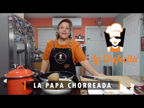 ¡Deliciosa Papa Chorreada Colombiana! 🇨🇴 Receta Fácil y Tradicional de La Chefecita