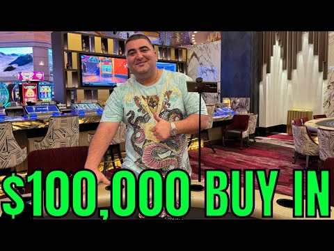 $100,000 Buy In On High Limit Black Jack Table In Las Vegas PART-1