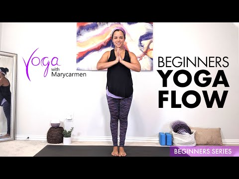 Yoga with Marycarmen | Beginner Yoga Flow. Part 1. Gentle Yoga for Beginners.