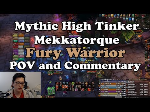 High Tinker Mekkatorque Fury Warrior POV and Commentary