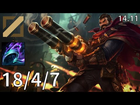 Graves Mid vs Zed - EUW Challenger| Patch 14.11