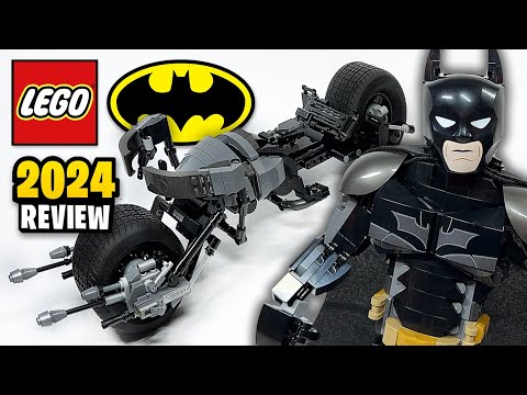 Конструктор LEGO Batman Фігурка Бетмена для складання та бетцикл 713 деталей (76273)