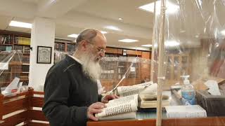 קריאת מגילת אסתר בקהילת בית יהודה בראשות הרב אורי שרקי פורים תשפ"א