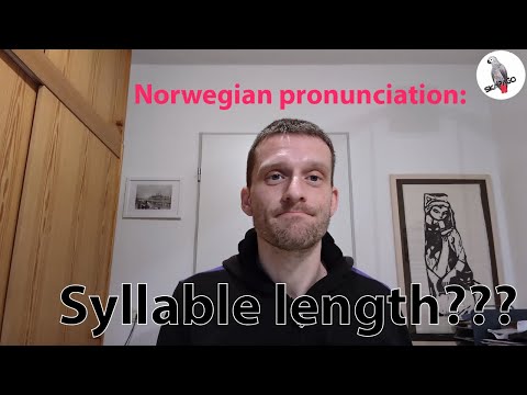Norwegian pronunciation: length of stressed syllables
