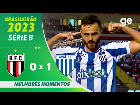 Gols e lances de Botafogo-SP x Avaí